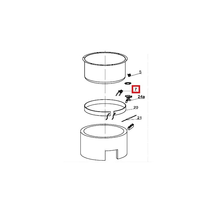 Termostat 185°C do warnika Bartscher A150513