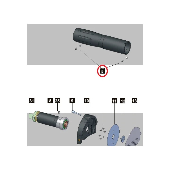 Śruba mocująca M3 do noża S150/180 Plus