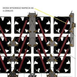 Dioda prostownicza 30kV 4A