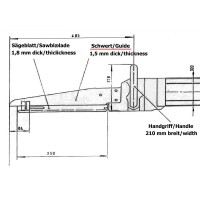 Prowadnica brzeszczotu EFA63 007013613