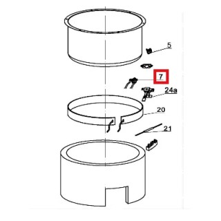 Termostat 185°C do warnika Bartscher A150513