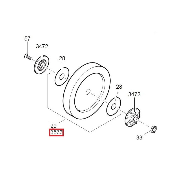 Para tarcz szlifierskich do SM110/111 K80 982093573