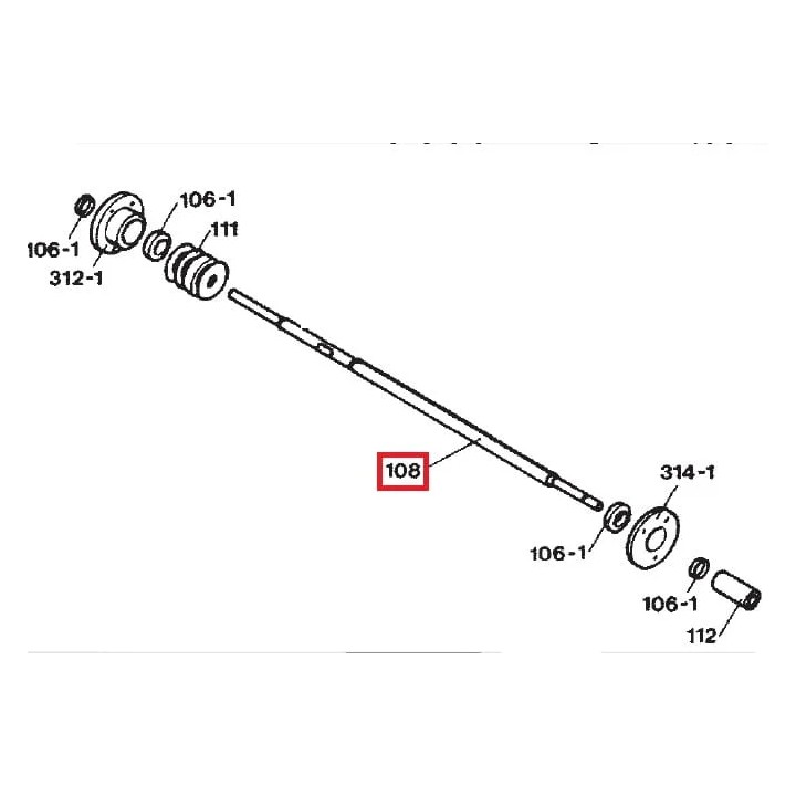 Wałek DICK 98300070