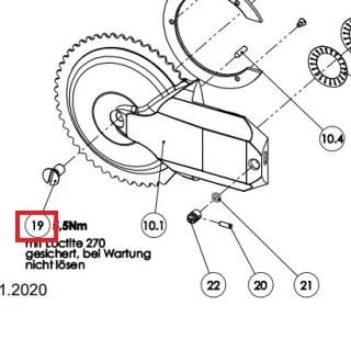 Śruba mocująca EFA 001326411