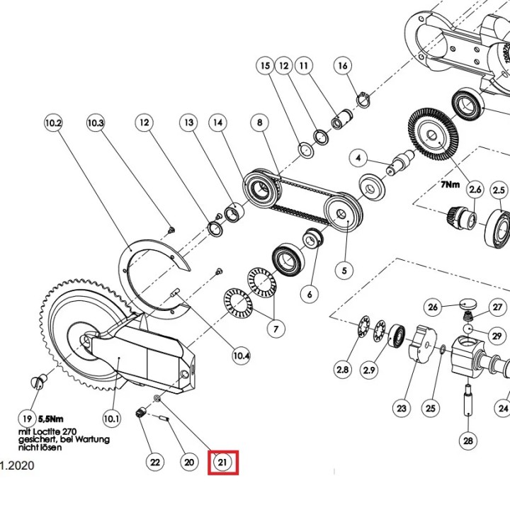 O-Ring EFA 001317701