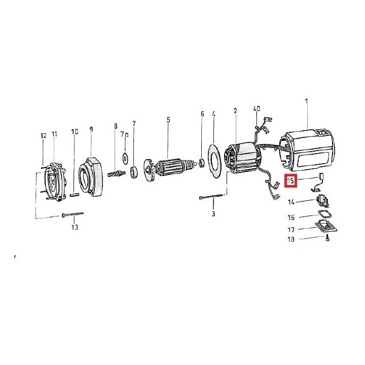 Szczotki piły EFA 001607911