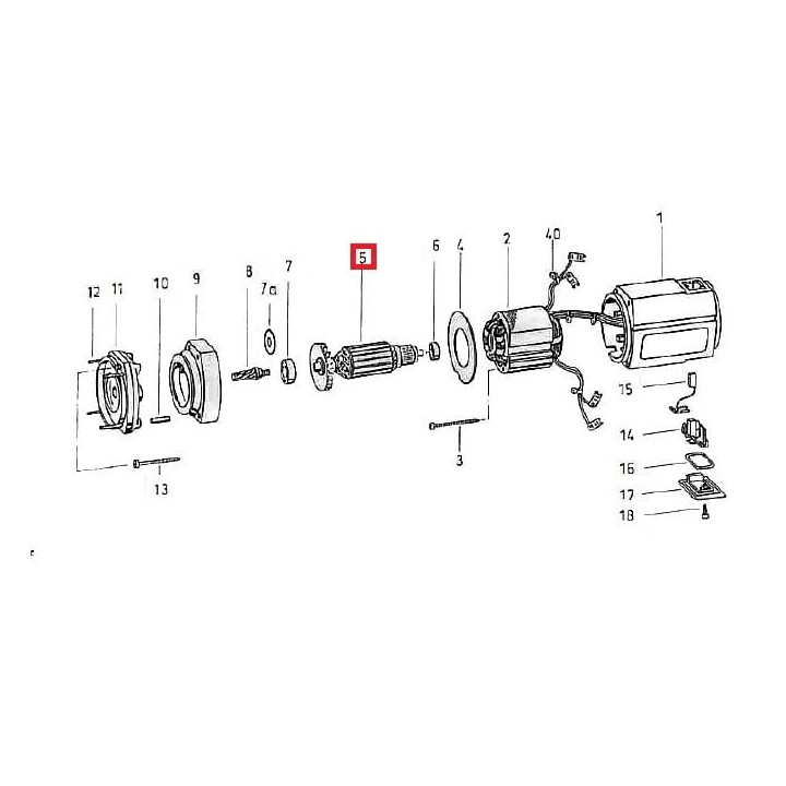 Wirnik silnika EFA 001607912