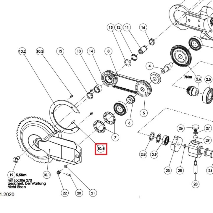 Kołek 001307205 EFA