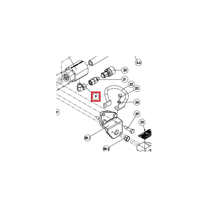 Armatura gwintowana złącze EFA 001606597