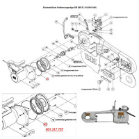 Uszczelka 001317757 piły EFASB287E
