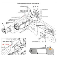 Uszczelka 001317757 piły EFASB287E