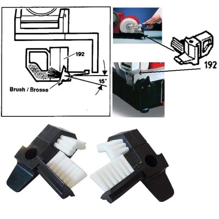 Szczotki zgarniające SM110/111 prawa i lewa 982090192