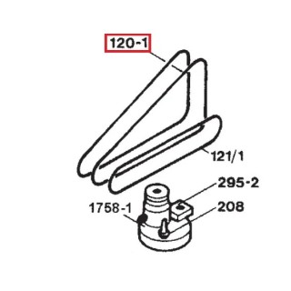 Pas klinowy VB 8X550Li DICK 98303110